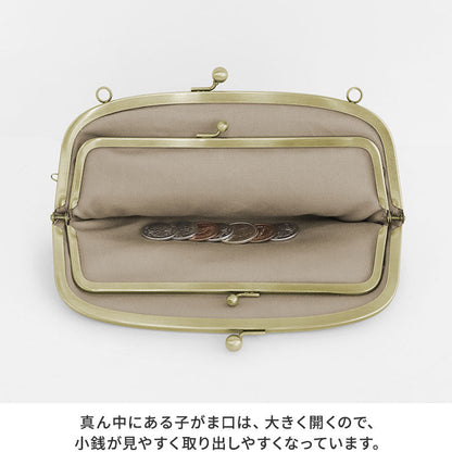 横長親子がま口財布【金襴】